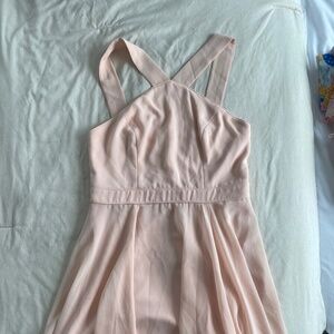 Peach Mini Dress